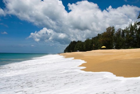 Mai Khao Beach in the north of the Thai holiday island Phuket, Thailand, Siam, Asia, Southeast