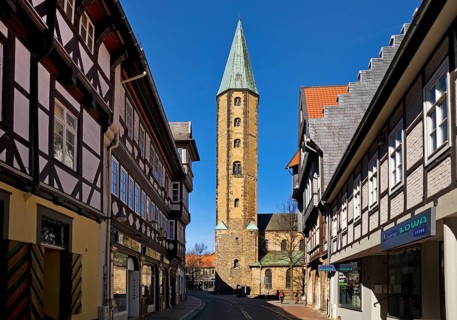 Evangelical Lutheran Market Church of St Cosmas and Damian in the Old Town, Goslar, Lower Saxony,