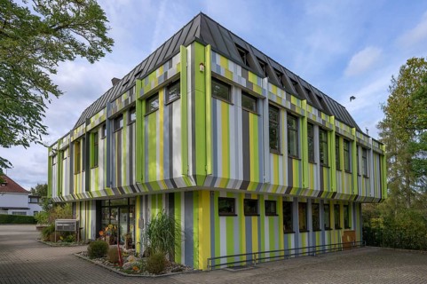 Modern building, Youth Welfare Office of the City of Nuremberg, Laufamholzstr. 351, Nuremberg,