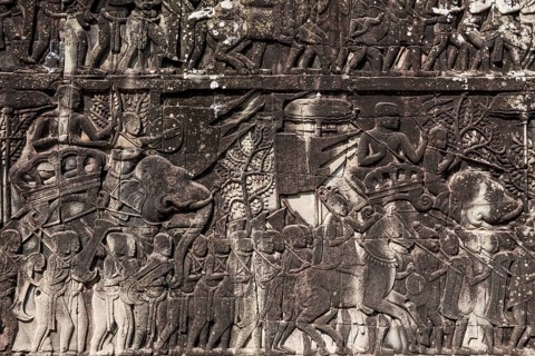 Bayon Temple, Angkor Wat, Angkor, UNESCO World Heritage Site, Siem Reap, Cambodia, Indochina,