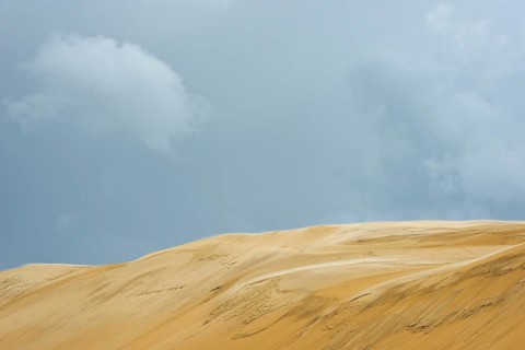 Weather conditions at the Dune du Pilat near Arcachon on the Atlantic, France