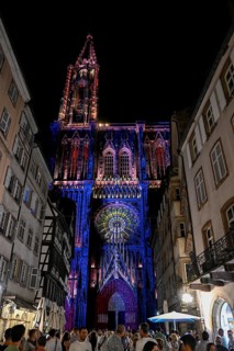 Illumination of the Cathédrale Notre Dame de Strasbourg, Strasbourg Cathedral, Unesco World