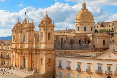 San Nicolò Cathedral, Noto, Noto Valley, Sicily, Italy