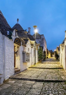 Street with Trulli houses, Rione Monti, Alberobello, Apulia - Puglia, Italy