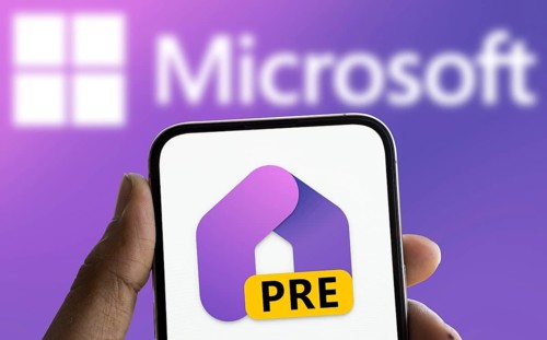 Dhaka, Bangladesh- 05 Nov 2024: microsoft dev home logo is displayed on smartphone