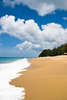 Mai Khao Beach in the north of the Thai holiday island Phuket, Thailand, Siam, Asia, Southeast