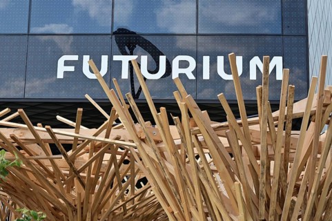The Futurium, located next to the Federal Ministry of Research, Technology and Space, with an