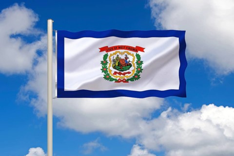 The flag of West Virginia, Studio