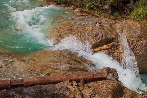 Rissbach creek in the Eng valley, Karwendel mountains, Austria