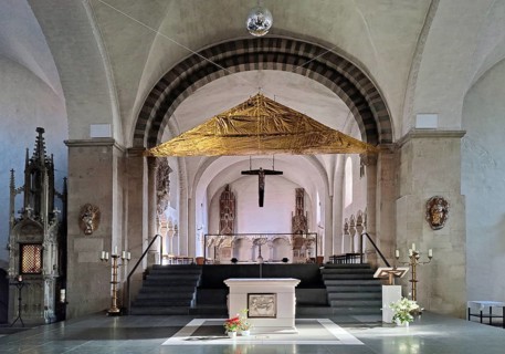 Chancel in the collegiate church of St Boniface in Freckenhorst, Warendorf, Münsterland, North