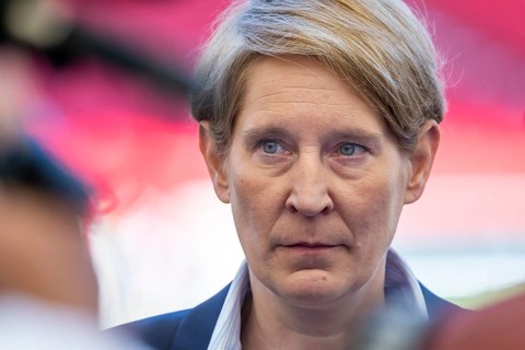 Dr Stefanie Hinz, portrait, State Police President of Baden-Württemberg. Baden-Württemberg police