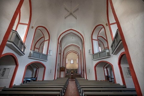 Interior of St Nicholas' Church, Siegen, North Rhine-Westphalia, Germany