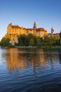 Sigmaringen Castle, Hohenzollern Castle, on the Danube, Sigmaringen, Swabian Alb,