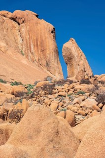 Rock formation, Pontok Mountains, Great Spitzkoppe, Spitzkoppe, Great Spitzkoppe Nature Reserve,