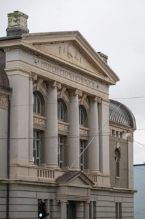 Workers Association House, heritage-protected building, Lorkenesgata, Nørvøy island, city center,