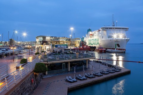 Melilla has daily connections by sea, North Africa