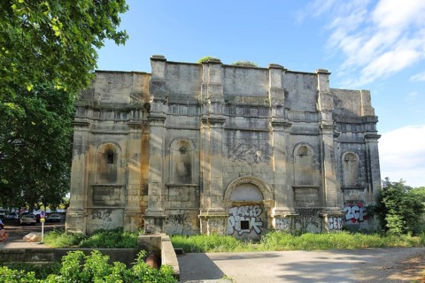 Former and historic Carmelite church, Arles, Bouches-du-Rhône, Camargue, Provence, France