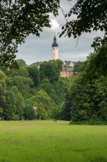 Elsteral, Germany, Greiz, Greizer Park, Upper Castle, Thuringia, Cultivated Landscape, High Size,