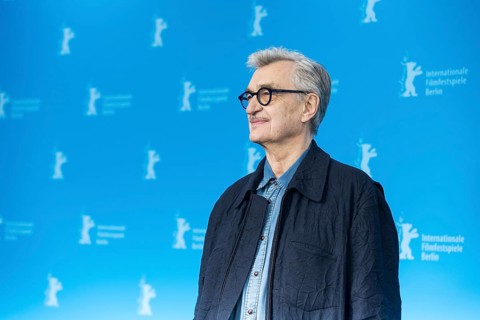 Wim Wenders, chairman of the Berlinale jury during a photo call at the Berlinale in Berlin on 12.02
