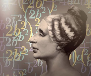 Bust of Marie-Sophie Germain, 1776 –1831, French mathematician, physicist and philosopher,
