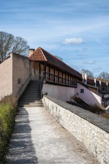 The historic rampart of the completely preserved, approx. 2.7 kilometers long city wall in the old