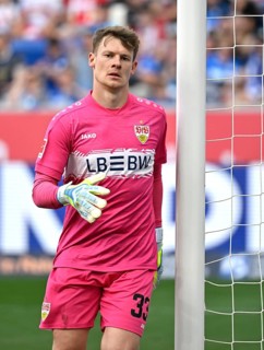 Goalkeeper Alexander Nübel VfB Stuttgart (33) Soccer Bundesliga, PreZero Arena, Sinsheim,