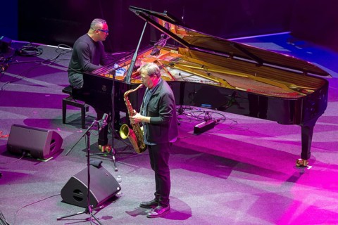 Gonzalo Rubalcaba and Chris Potter, from left to right, Gonzalo Rubalcaba Quartet, feat. <