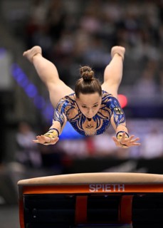 Jesenia shepherd GER Vault Action Gymnastics, EnBW DTB-Pokal, Porsche-Arena, Stuttgart,