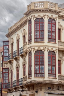 The Juan Carlos I Avenue is rich in 20th century buildings, Melilla, North Africa