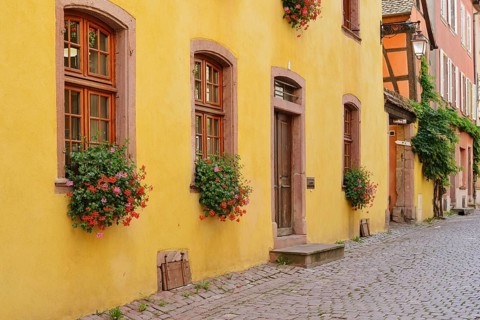 Sainte Marguerite Presbytery, Riquewihr, Haut-Rhin, Alsace, Grand Est, France
