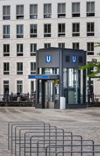 Access to the Museumsinsel underground station, Berlin, Germany