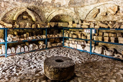 Powder magazine, Barutana, today Lapidarium, ruined city of Stari Bar, originally from the 11th