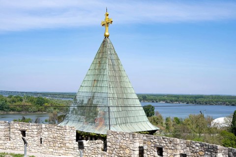 Belgrade, Serbia. April 23rd 2026. The architecture of Ruzica Church, a Serbian Orthodox church