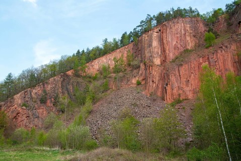 Germany, Greiz, Hüttchenbergbrüche, Thuringia, Wünschendorf, geology, geotope, landscape, natural