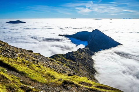 Snowdon Massif, Snowdon Range, Snowdonia, North Wales, UK
