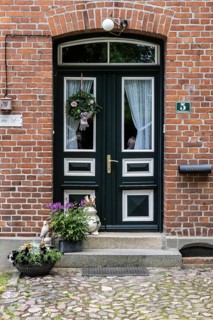 Gut Panker, house entrance, Schleswig-Holstein, Germany