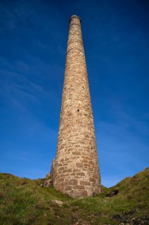 Chimney, Ruin, Botallack Tin Mine, Tin Mine, Tin Mine, Mining, Pendeen, Trewellard near St Just in