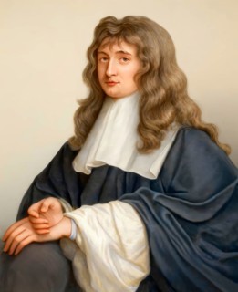 Sir Isaac Newton, 1642-1726, English physicist and mathematician, digitally edited based on a
