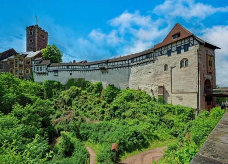 Wartburg, castle in the Thuringian Forest, UNESCO World Heritage, Eisenach, Thuringia, Germany