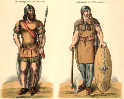 Clothing and armament of Germanic warriors from the period of migration and the early Middle Ages.