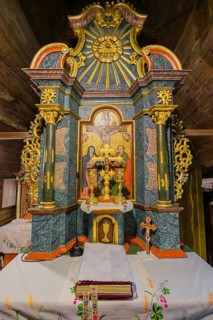 Since 7 July 2008, the wooden Greek-Catholic church of St. Nicholas in Bodružal, Slovakia, is a