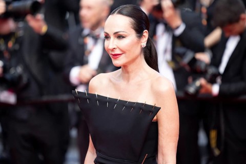Cannes, France - 24.5.2024: Ana Milan on the red carpet during the Closing Ceremony of the 78th
