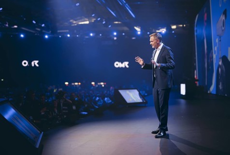 Christian Lindner (FDP), Federal Minister of Finance, photographed at the OMR Festival (Online