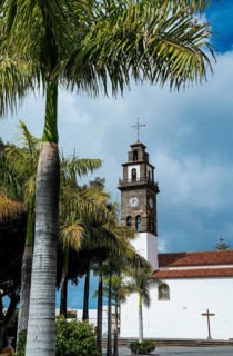 Buenavista del Norte, Santa Cruz, Tenerife, Canary Islands, Spain - The church Iglesia de Nuestra