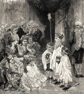 Scene from EPIPHANIAS, a poem by Johann Wolfgang von Goethe