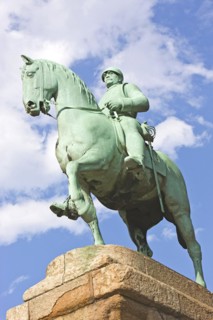 Bismarck monument, sculpture, market square, Bremen, Germany