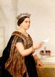 Queen Victoria or Alexandrina Victoria, 1819 - 1901, Queen of the United Kingdom of Great Britain