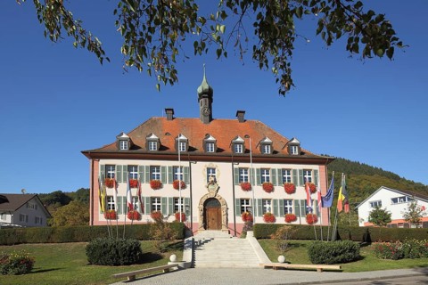 Town Hall, Münstertal, Southern Black Forest, Black Forest, Baden-Württemberg, Germany