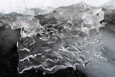 Ice structures, Storsjön, Östersund, Jämtland, Sweden, March 2022