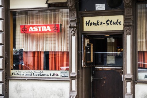 Sex Bar, Reeperbahn, St. Pauli, Hamburg, Germany